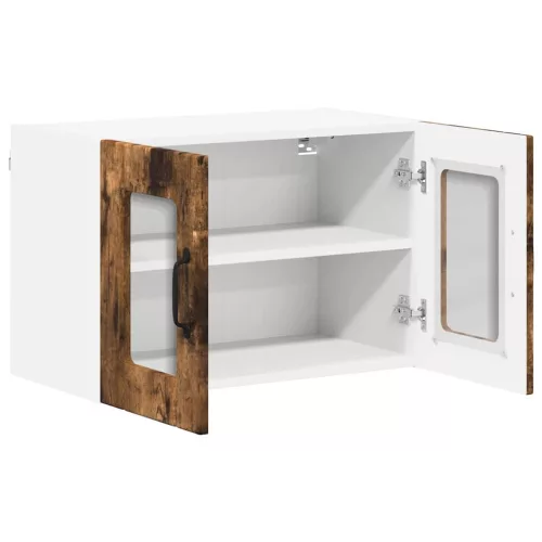  Fali konyhaszekrény 2 pcs Füstölt tölgy 60 x 31 x 40 cm Faanyag