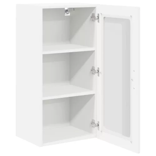  Fali konyhaszekrény ajtóval 2 pcs Fehér 40 x 31 x 80 cm Faanyag