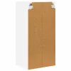  Fali konyhaszekrény ajtóval 2 pcs Fehér 40 x 31 x 80 cm Faanyag
