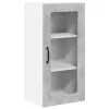  Fali konyhaszekrény 2 pcs Beton Szürke 40 x 31 x 80 cm Faanyag
