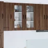  Fali konyhaszekrény 2 pcs Barna Tölgy 40 x 31 x 80 cm Faanyag