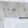  Fali konyhaszekrény 2 pcs Beton Szürke 30 x 31 x 80 cm Faanyag