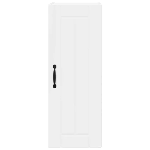  Fali konyhaszekrény 2 pcs Magas Fényű Fehér 30 x 31 x 80 cm