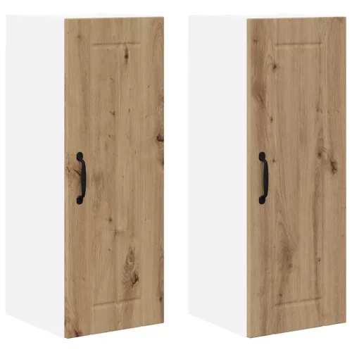  Fali konyhaszekrény 2 pcs Artisan tölgy 30 x 31 x 80 cm Faanyag