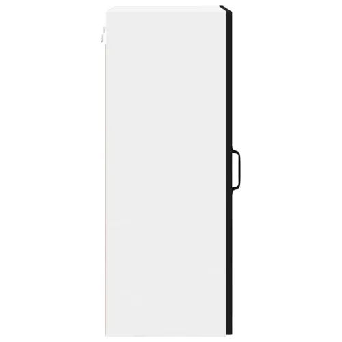  Fali konyhaszekrény polcokkal Fekete 40 x 31 x 80 cm Faanyag