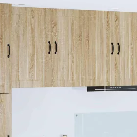  Fali konyhaszekrény Sonoma tölgy 40 x 31 x 80 cm Faanyag