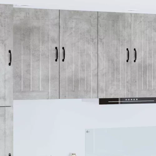  Fali konyhaszekrény Beton Szürke 40 x 31 x 80 cm Faanyag