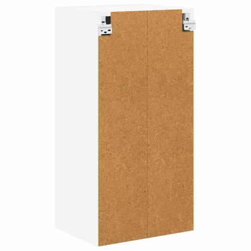  Fali konyhaszekrény Magas Fényű Fehér 40 x 31 x 80 cm Faanyag