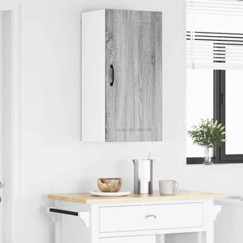  Fali konyhaszekrény Szürke Sonoma 40 x 31 x 80 cm Faanyag