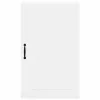  Fali konyhaszekrény Magas Fényű Fehér 50 x 31 x 80 cm Faanyag