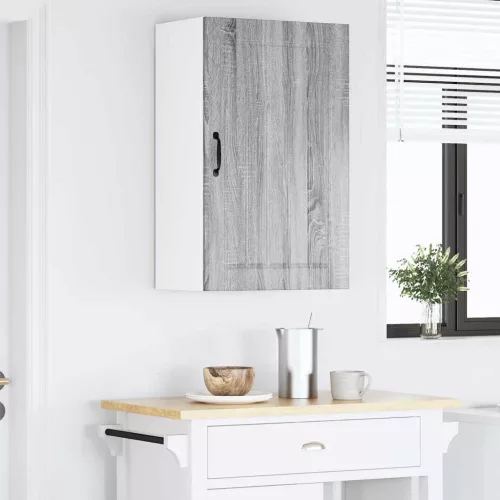  Fali konyhaszekrény Szürke Sonoma 50 x 31 x 80 cm Faanyag