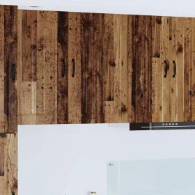    Fali konyhaszekrény polcokkal Öreg fa 50 x 31 x 80 cm Faanyag