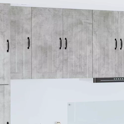  Fali konyhaszekrény Beton Szürke 80 x 31 x 80 cm Faanyag