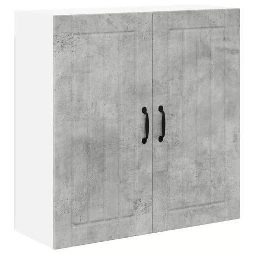  Fali konyhaszekrény Beton Szürke 80 x 31 x 80 cm Faanyag