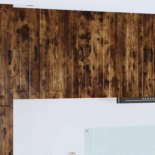  Fali konyhaszekrény Füstölt tölgy 80 x 31 x 80 cm Faanyag