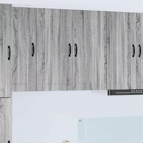  Fali konyhaszekrény Szürke Sonoma 80 x 31 x 80 cm Faanyag