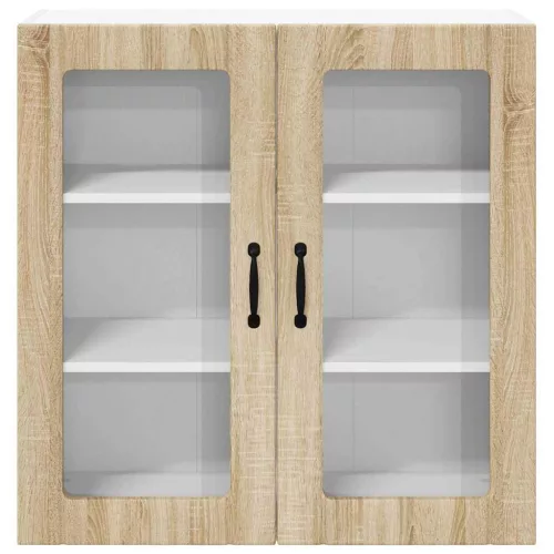  Fali konyhaszekrény Sonoma tölgy 80 x 31 x 80 cm Faanyag