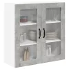  Fali konyhaszekrény Beton Szürke 80 x 31 x 80 cm Faanyag