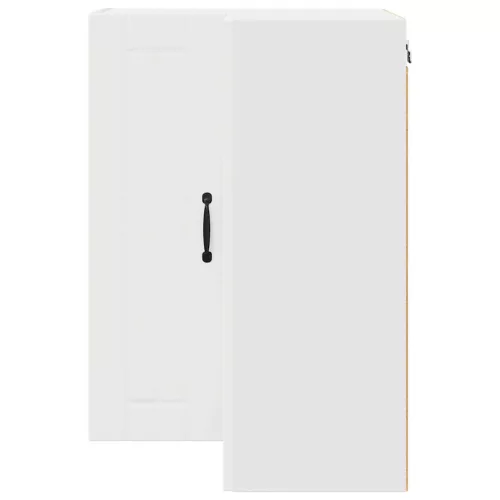  Fali konyhaszekrény polcokkal Fehér 57 x 57 x 80 cm Faanyag