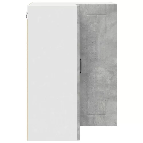  Fali konyhaszekrény Beton Szürke 57 x 57 x 80 cm Faanyag