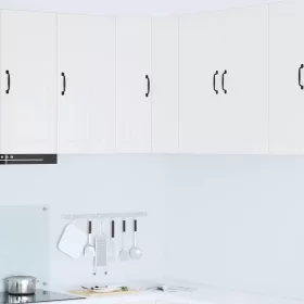    Fali konyhaszekrény Magas Fényű Fehér 57 x 57 x 80 cm Faanyag