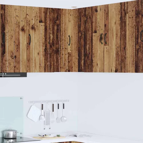  Fali konyhaszekrény polcokkal Öreg fa 57 x 57 x 80 cm Faanyag