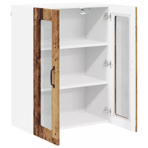  Fali konyhaszekrény polcokkal Öreg fa 60 x 31 x 80 cm Faanyag