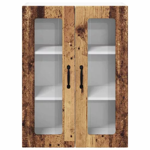  Fali konyhaszekrény polcokkal Öreg fa 60 x 31 x 80 cm Faanyag