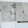  Fali konyhaszekrény Beton Szürke 40 x 31 x 100 cm Faanyag