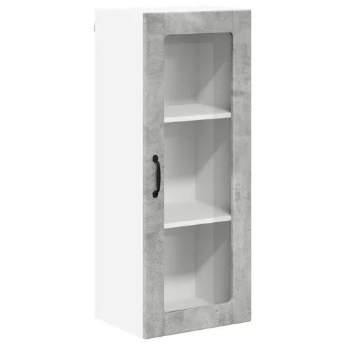  Fali konyhaszekrény Beton Szürke 40 x 31 x 100 cm Faanyag