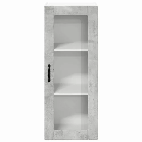  Fali konyhaszekrény Beton Szürke 40 x 31 x 100 cm Faanyag