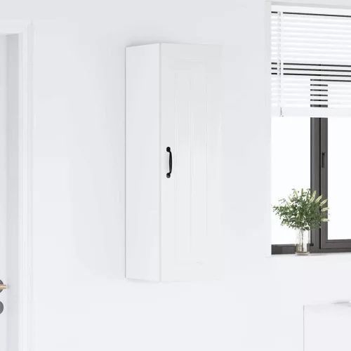  Fali konyhaszekrény polcokkal Fehér 30 x 31 x 100 cm Faanyag