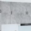  Fali konyhaszekrény Beton Szürke 50 x 31 x 100 cm Faanyag