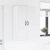  Fali konyhaszekrény polcokkal Fehér 60 x 31 x 100 cm Faanyag