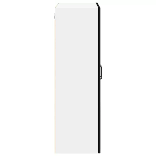  Fali konyhaszekrény polcokkal Fekete 60 x 31 x 100 cm Faanyag