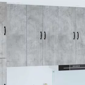  Fali konyhaszekrény Beton Szürke 60 x 31 x 100 cm Faanyag
