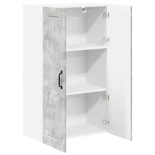  Fali konyhaszekrény Beton Szürke 60 x 31 x 100 cm Faanyag