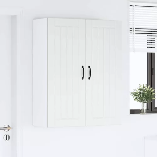  Fali konyhaszekrény polcokkal Fehér 80 x 31 x 100 cm Faanyag