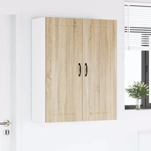  Fali konyhaszekrény Sonoma tölgy 80 x 31 x 100 cm Faanyag