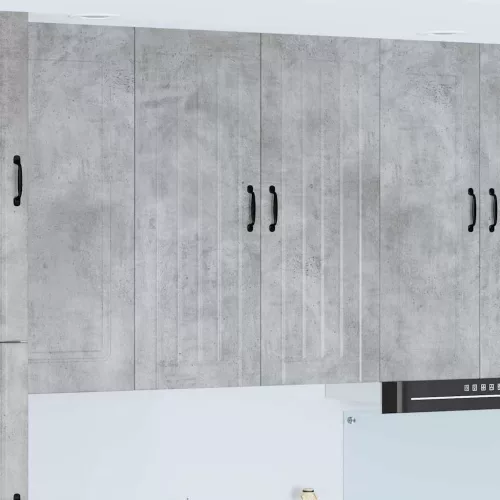  Fali konyhaszekrény Beton Szürke 80 x 31 x 100 cm Faanyag