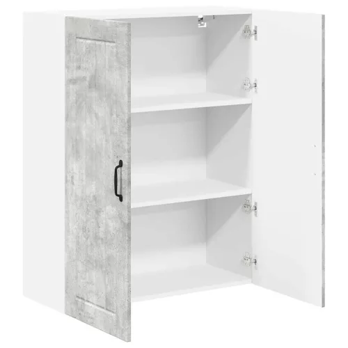  Fali konyhaszekrény Beton Szürke 80 x 31 x 100 cm Faanyag