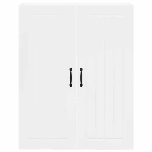  Fali konyhaszekrény Magas Fényű Fehér 80 x 31 x 100 cm Faanyag