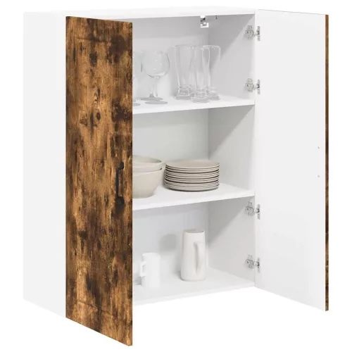  Fali konyhaszekrény Füstölt tölgy 80 x 31 x 100 cm Faanyag