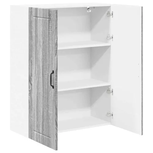  Fali konyhaszekrény Szürke Sonoma 80 x 31 x 100 cm Faanyag