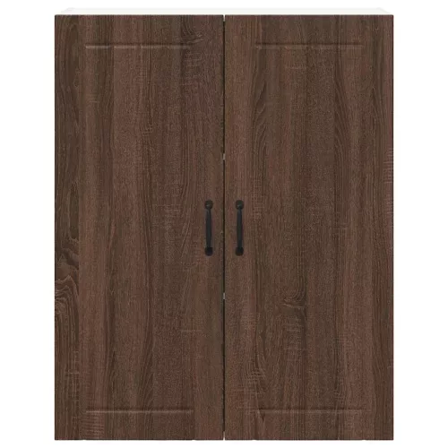  Fali konyhaszekrény barna tölgy 80 x 31 x 100 cm Faanyag