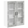  Fali konyhaszekrény Beton szürke 80 x 31 x 100 cm Faanyag
