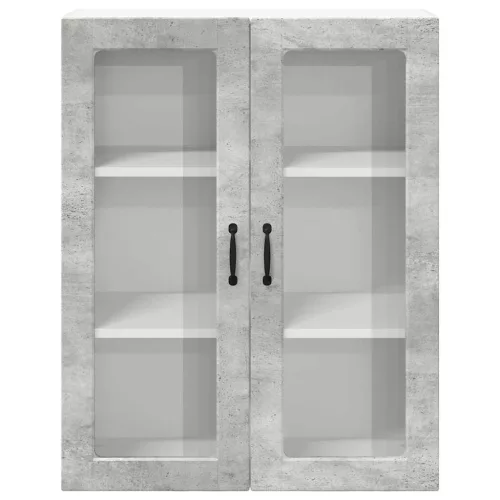  Fali konyhaszekrény Beton szürke 80 x 31 x 100 cm Faanyag