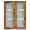  Fali konyhaszekrény polcokkal Régi fa 80 x 31 x 100 cm Faanyag