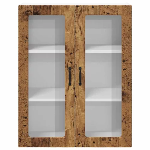  Fali konyhaszekrény polcokkal Régi fa 80 x 31 x 100 cm Faanyag