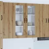  Fali konyhaszekrény kézműves tölgy 80 x 31 x 100 cm Faanyag